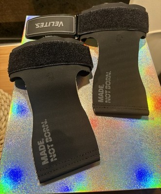 Velites Quad Ultra No Chalk Hand grips für Athletes Crossfit L Handgelenk