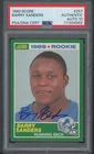 1989 Score #257 Barry Sanders Autograph RC Rookie PSA Authentic 10 Auto