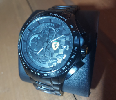 Ferrari Scuderia Race Day 166 Inter Corsa Chronograph Blackout
