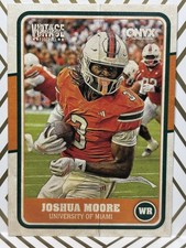 2025 Vintage College Football Joshua Moore # OVJMO Miami Hurricanes