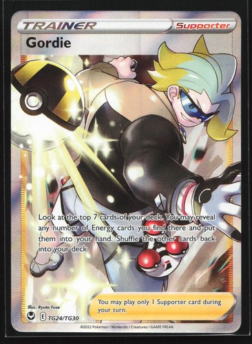 Gordie TG24/TG30 Silver Tempest Trainer Gallery Ultra Rare Holo Pokemon Card