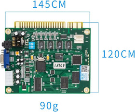 Classical Arcade Video Game 60 in 1 PCB Jamma Board for CGA VGA Output