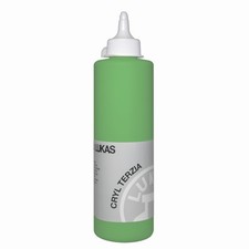 (10,90€/l) Lukas Cryl Terzia Acrylfarbe chromgrün hell 500 ml 4951