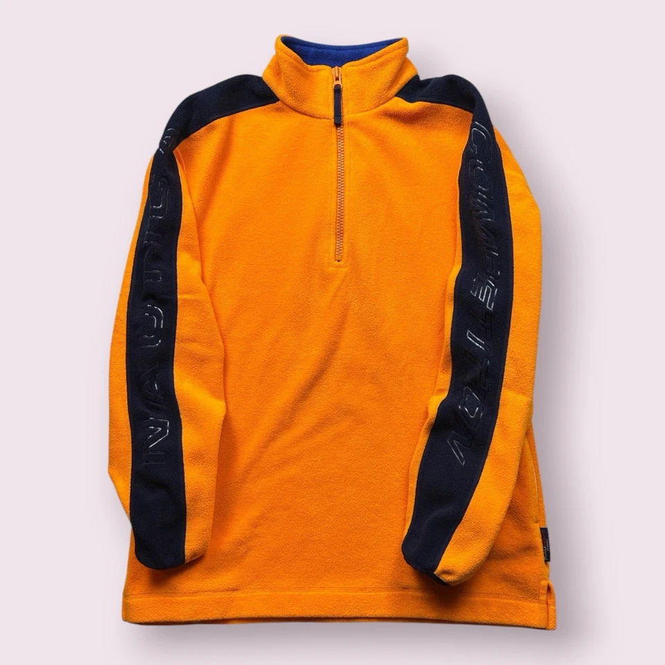 Vintage Men’s Nautica Competition Fleece Tracksuit Set 90s Hip Hop Sz L Baggy - Image 2 of 4