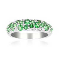 Aaa Tsavorit Sterling Silber Ring