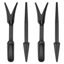 4pcs Mini Garden Hand Succulent Transplanting Tools Digging Planting Tools,Black