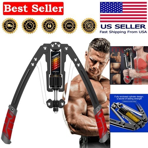 "New" Adjustable 440lbs Arm Strengthener - Twister Exerciser for Safe Muscle Tra