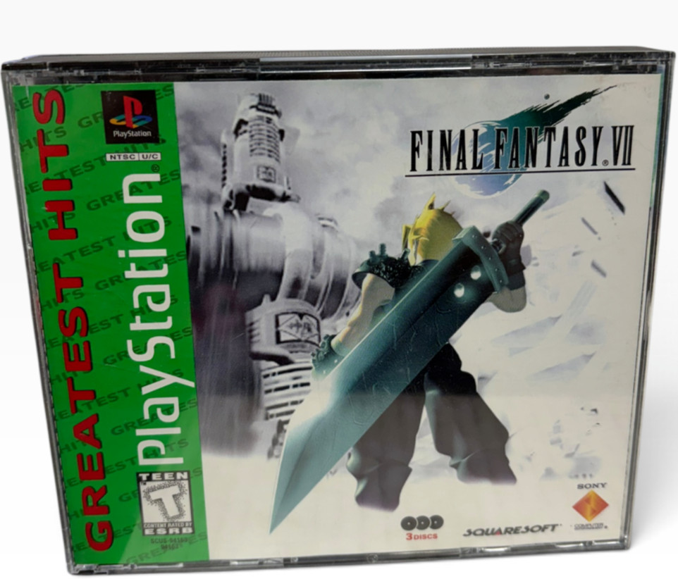 Final Fantasy VII (PlayStation 1, PS1, 1997) PS1 - Complete - Greatest Hits