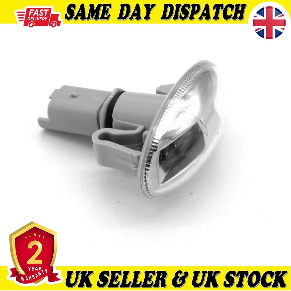 2X LAMPADA LUCE RIPETITORE INDICATORE LATERALE PER VAUXHALL VIVARO 9680057480 - Immagine 4 di 4