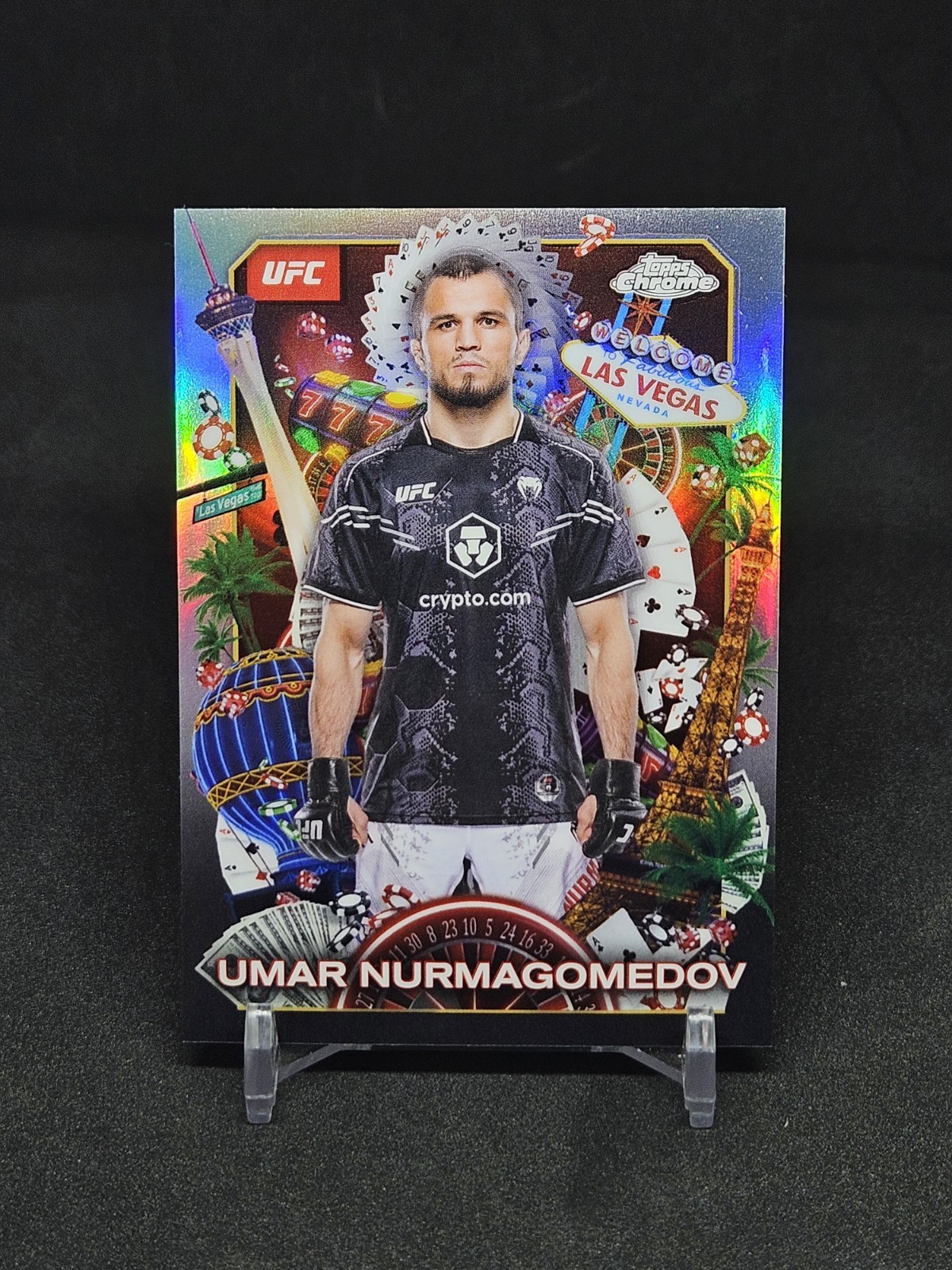 2025 Topps Chrome UFC Umar Nurmagomedov Titans SSP Case Hit #TNS-4