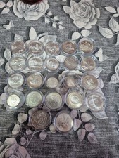 Repubblica Italiana serie di 22 Monete in argento 1 200 500 1000 2000 10000 Lire