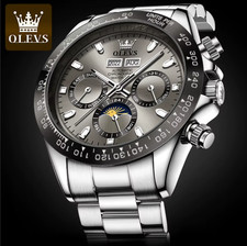 Reloj OLEVS 6654 Hombre Mecanico Automatico Acero Inoxidable de Lujo