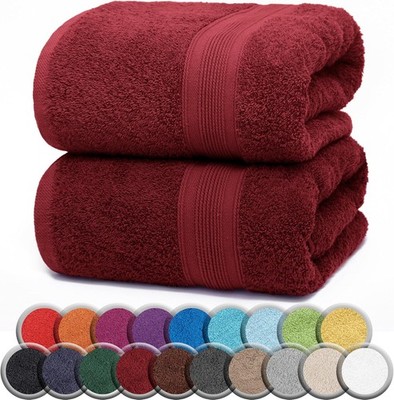 Saunatücher Sauna-Handtuch Frottee 100% Baumwolle XXL 80 x 200 cm 2er Set