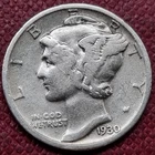 1930 S Mercury Dime 10c Silver San Francisco Better Grade #97413