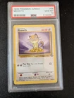 1999 pokemon cards psa 10 base set meowth very collectible a mint card very nice