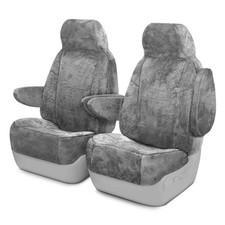 For Volkswagen Golf 02-03 Coverking Snuggleplush 1st Row Custom Gray Seat Covers