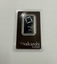 1 Oz Valcambi Platinum Bar 3900.00 per troy oz