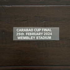 2024 Chelsea Patch Badge Match Detail MDT Parche Carabao Cup Final