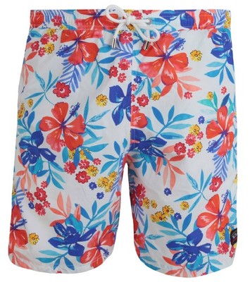 PAUL & SHARK YACHTING Men's Swimming Trunks Swim Shorts Bermuda Size 4XL Floral