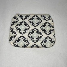 Thirty One Blue AC11 Fab Flourish Canvas One Flap Rabat Studio Purse