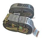 2 New KINEDYNE Logistic Load Straps SPRING FITTINGS 16' x 2" 1335 lbs RATCHET