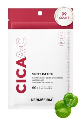 Dermafirm CICA A.C Spot Patch - Korean Skin Care Pimple 99 Count (Pack of 1) 