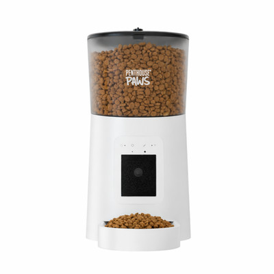 Penthouse Paws Smart HD Feeder 6L, Dry Food Capacity, 2-Way Audio For Cat Dog W
