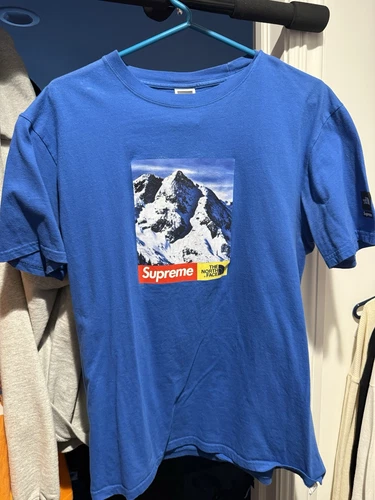 T shirt The North Face X Supreme Mountain SS18 MEDIUM