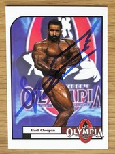 HADI CHOOPAN SIGNED 2021 MR OLYMPIA CARD RACC BODYBUILDER PERSIAN WOLF IFBB C