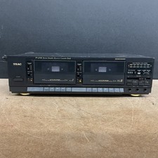 TEAC W-450R Stereo Double Reverse Cassette Deck - Untested Powers On