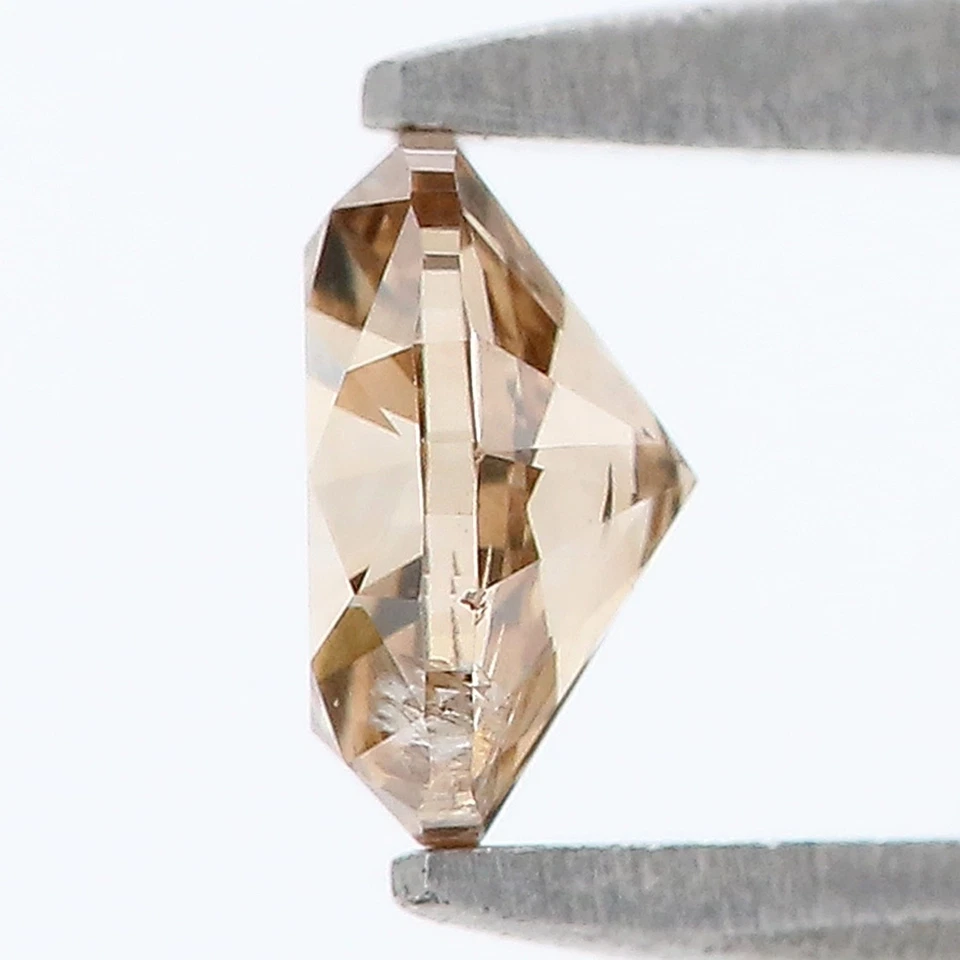 0.38 CT Natural Loose Oval Shape Diamond 5.05 MM Brown Color Oval Diamond LQ836 - image 4 of 4