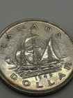 1949 CANADA UK King George VI SHIP Newfoundland  Silver Dollar Coin uncirculated