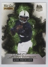 2022 Wild Card MATTE Rookie Heat White - Green Flames /150 Jahan Dotson RC 0q3. rookie card picture