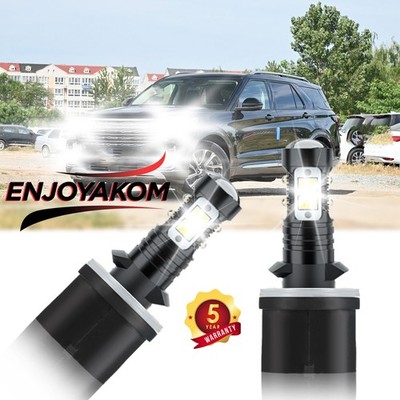 For Ford Explorer 1995-1998 White LED Fog Light Bulb Conversion Kit High Power