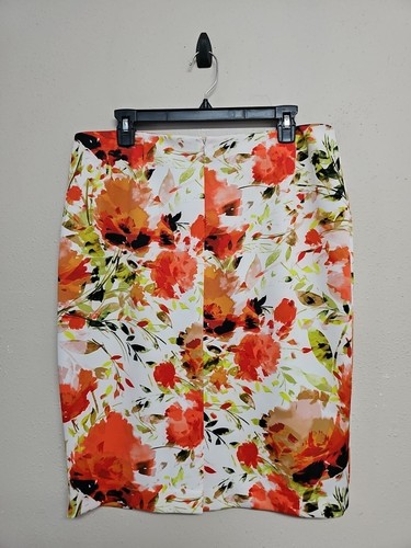 JONES STUDIO SEPARATES Women's Pencil Skirt Multicolor Floral Stretch.Size 12 - Picture 6 of 14