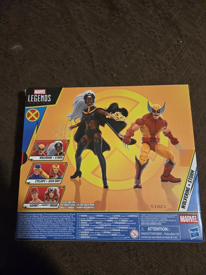 Marvel Legends X 男式 97 金刚狼和风暴 2 包 仅存储 — 第 4/4 张图片