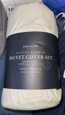 Cosy House Luxury Bamboo Duvet Cover Set Twin/Twin XL
