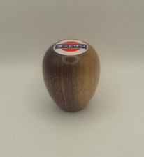 Datsun Shift Knob 240z 260z 280z 280zx 510 M8x1.25 Walnut Gloss Japanese Logo