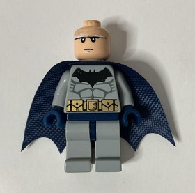Lego Dark Blue Batman: The Video Game 2007 (7786) ~ Replaced Cape ~ Damaged Head