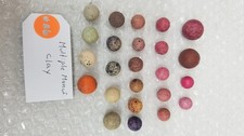 24-Pre 1900s Clay Marbles 9/16"-1" Multiple Manufacturers Shelf UP5 26