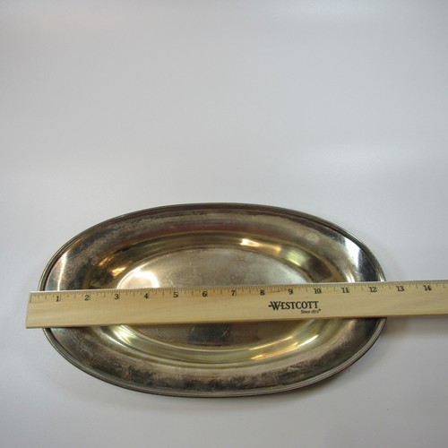 LOT OF 4 Vintage Silverplate Trays Platter Bowl Barbour Andover Silver Plate - Picture 16 of 22