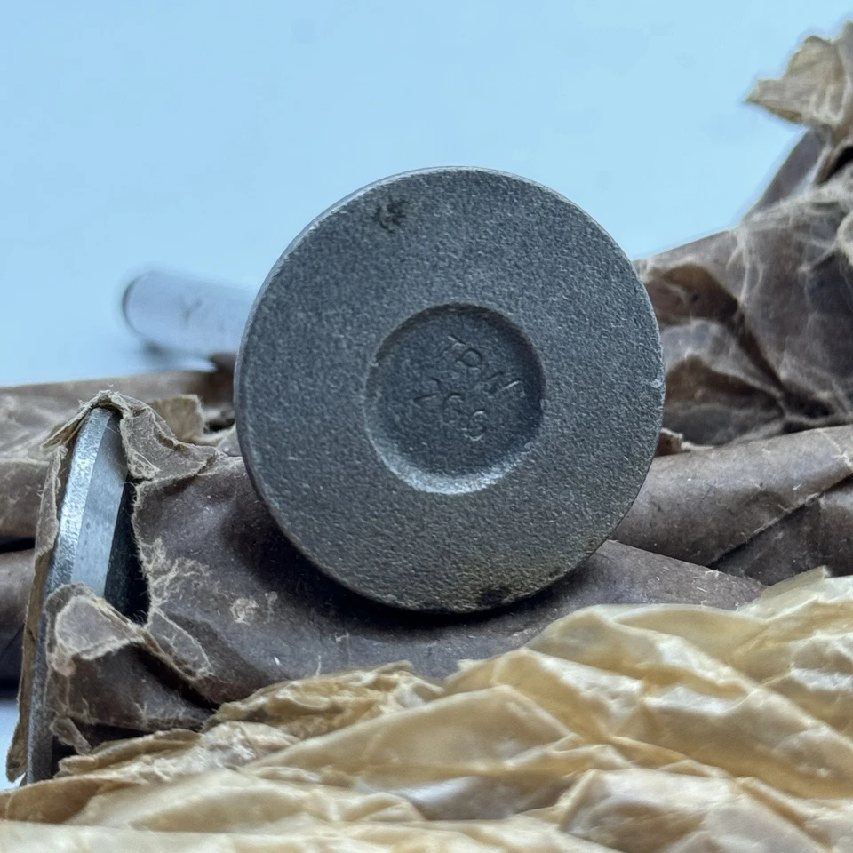 Juego de válvulas de escape Volkswagen 31 mm ranura única 049 109 611 GBR Rabbit Golf NOS Foto 4 de 4