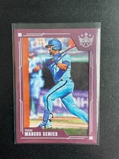 2022 Diamond Kings Plum Frame #48 Marcus Semien Texas Rangers