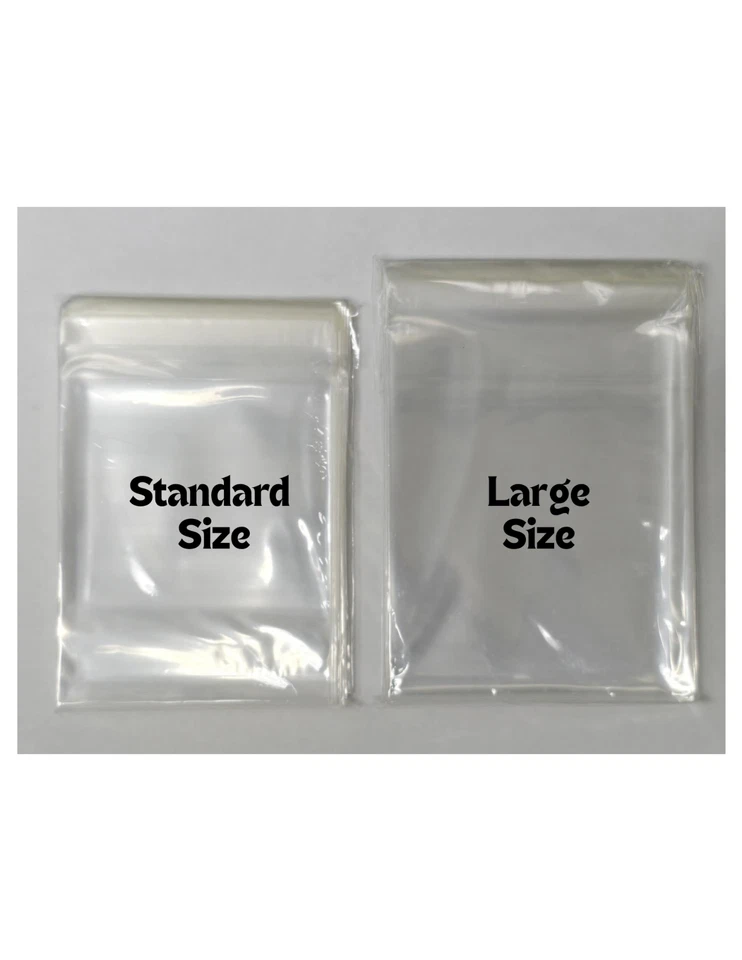 Bolsas de equipo grandes resellables - 100-1000ct - de gran tamaño para cargadores superiores - transparentes Foto 2 de 4