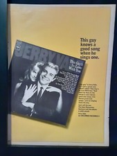 Jerry Vale This Guy's In Love With You Rare Original Promo Poster Ad Framed!