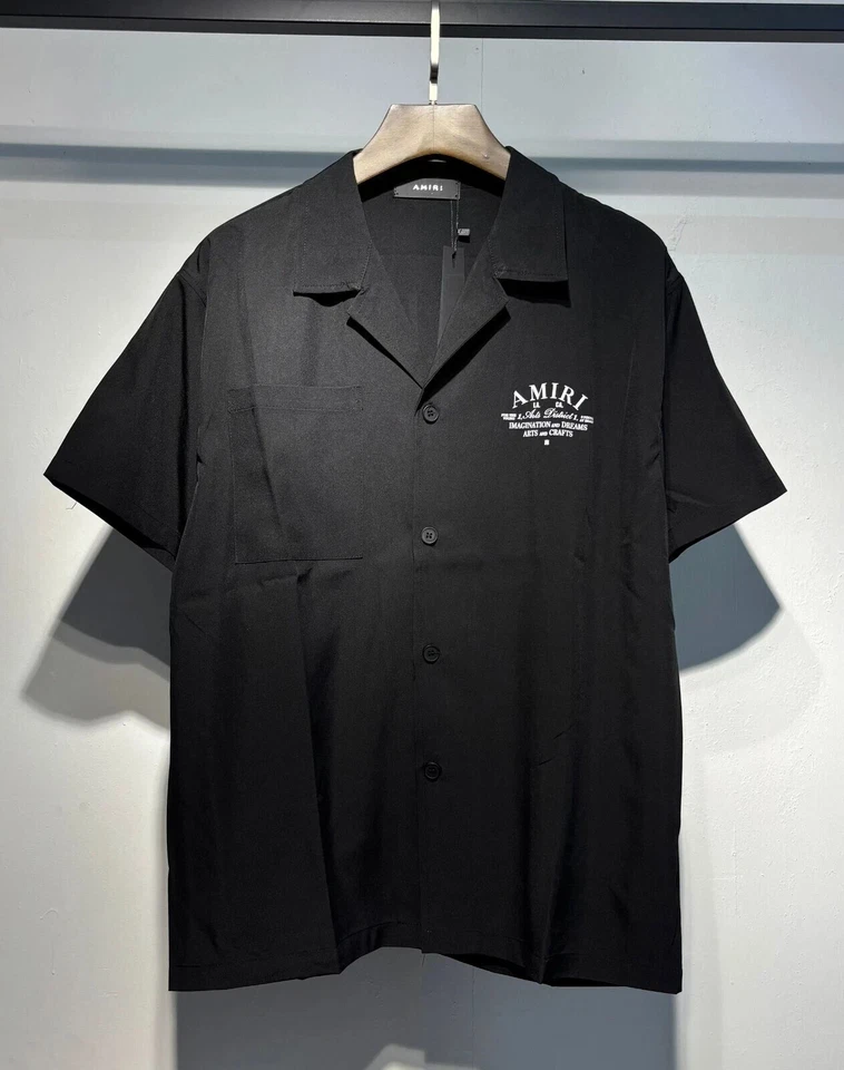 AMIRI 夏威夷男式夏季海滩休闲衬衫 XXL(各种尺寸可选) — 第 2/4 张图片