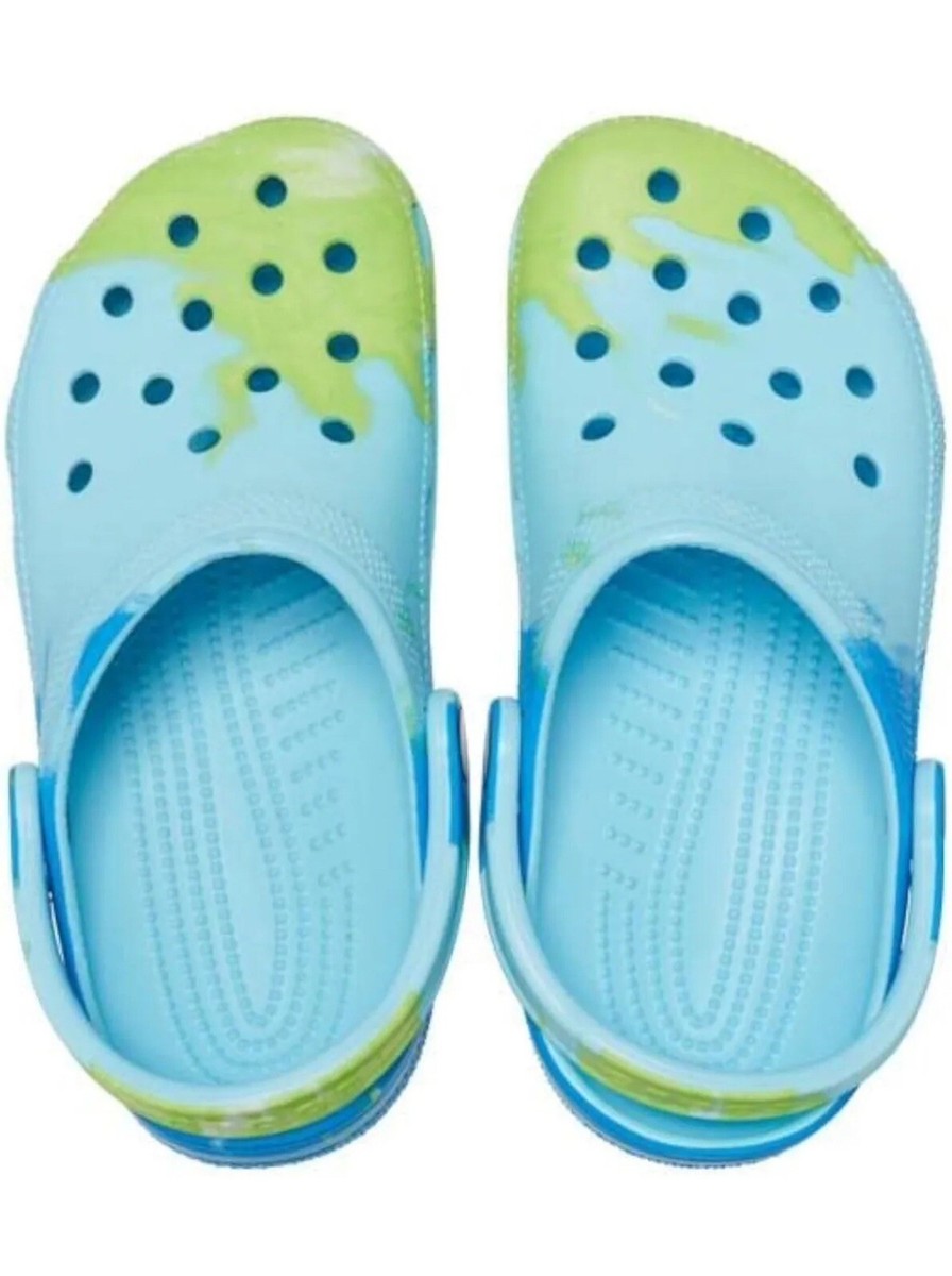 Crocs Classic Clog Ombre Adult Clogs Arctic Blue - Green US  display picture 2