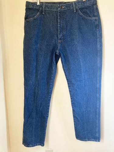 RUSTLER Men's Jeans Size W 40 L 32 Dark Denim Wash - Picture 2 of 6