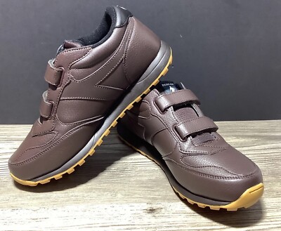 Dunlop KTC KT26 Faux Brown Leather Sneaker Walking Shoes US