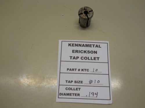 KENNAMETAL - ERICKSON KTC TAP COLLETS - PICK YOUR CHOICE - Picture 7 of 12